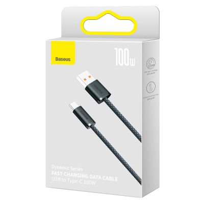 5. Baseus Dynamic Series USB cable - USB Type C 100W 1m gray (CALD000616)