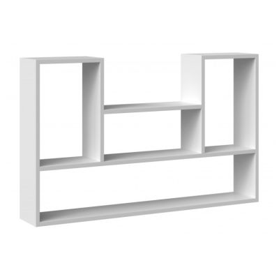 BILBAO 4P hanging shelf 100x16xH60 white