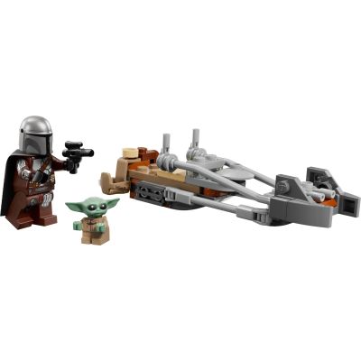 3. LEGO Star Wars 75436 Mandalorian and Grogu's Landspeeder