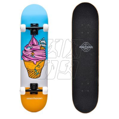 4. METEOR SKATEBOARD WOODEN ICE CREAM