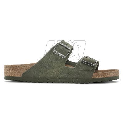 6. Birkenstock Arizona Vegan Microfaser Regular Women's-Men's Desert Dust Thyme Flip-Flops for Wide Feet Vegan (1024550)