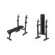 2. ZIPRO CORE Adjustable Gym Chair, Home Black