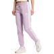 adidas Essentials 3-Stripes Fleece Slim Women's Pants Pink JY3097