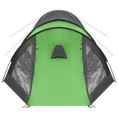 6. 4-PERSON COOL BLACK-GREEN ENERO CAMP TENT