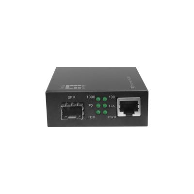 5. LevelOne GB Converter RJ45->SFP 1Gbps PoE PSE 30W