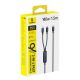 3. Baseus Flash 4 140W 2in1 USB-C to USB-C + USB-C Cable 1.5 m - Black