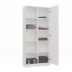 2. SHELVING 80CM DOOR WHITE SET