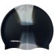 4. Crowell Multi Flame Silicone Swimming Cap, Black and Gray, Col. 16
