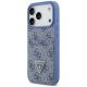2. Guess 4G Nauble Card Triangle Case for iPhone 18 Pro / 17 Pro – Blue