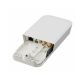 3. Mikrotik wAP LoRa8 kit router - 300 Mbps, LAN 10/100 Mbps, 9-30V power supply, ceiling mounting, white housing, internal and external antenna, Atheros QCA9531 650 MHz, 16 MB Flash