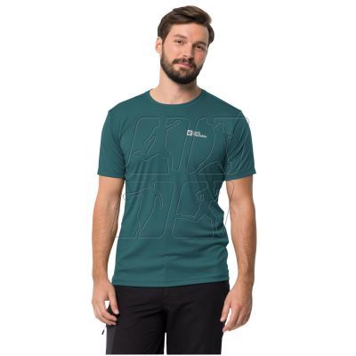 2. Jack Wolfskin Tech Tee M 1807072-4299