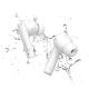11. Ugreen HiTune T3 Active WS106 Wireless Bluetooth 5.2 TWS ANC Headphones - White