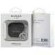 3. Guess 4G Strass Charm Case for AirPods 4 - Black