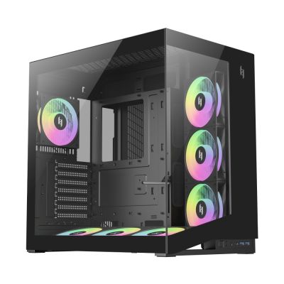 2. GameMax NEX C56 BK Midi Tower Computer Security & Mounts Black