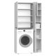 5. MARPOL DD BATHROOM SET, MATT WHITE CABINET