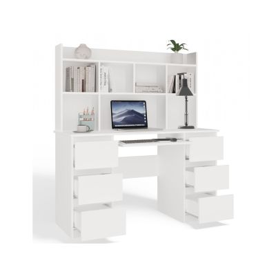 6. KUBA DESK SET + WHITE EXTENSION