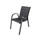 11. Classic Black Forest textile garden furniture set, two chairs + black table