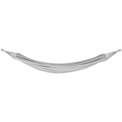 6. GARDEN HAMMOCK 2-PERSON LUXE XXL 250x150CM WITH SPREADER BAR AND COVER GRAY 1031170