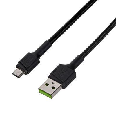 2. GREEN CELL KABGC23 GC POWERSTREAM CABLE USB-A - MICRO USB 30CM, FAST CHARGING ULTRA CHARGE, QC 3.0