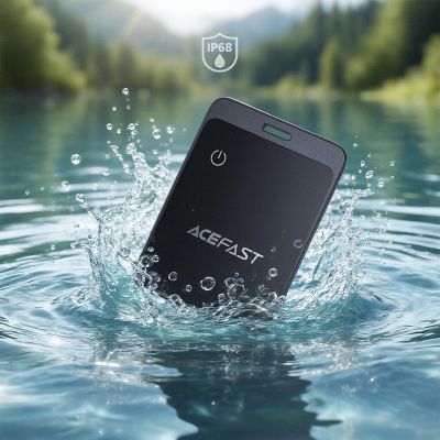 8. Acefast S3 metal card positioning device single metal gray