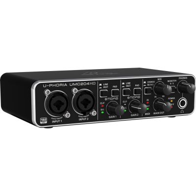 8. Behringer UMC204HD – USB Audio Interface