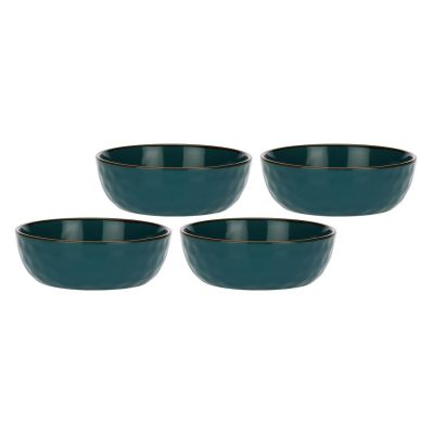 Set of 4 Concerto Ottanio salad bowls - Blue-green, 20 cm