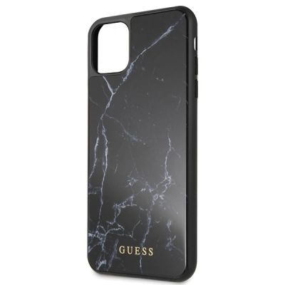 3. Guess Marble Case for iPhone 11 Pro Max - Black