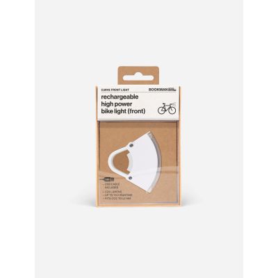 6. BOOKMAN Curve Front Light 220lm white bicycle lamp