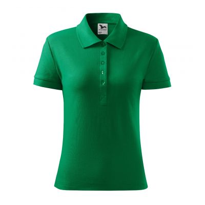 2. Malfini Cotton W MLI-21316 Grass Green Polo Shirt