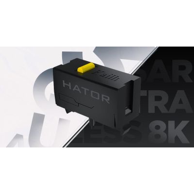 21. HATOR Quasar 3 Ultra 8K Wireless Gaming Mouse Ambidextrous RF Wireless + Bluetooth + USB Type-A Optical 30000 DPI