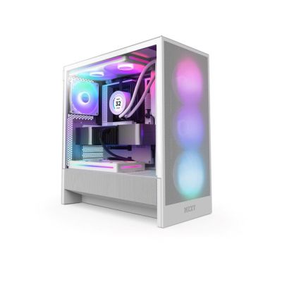 10. NZXT H5 Flow RGB Midi Tower White