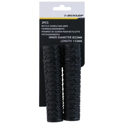 GRIPS, HANDLEBAR GRIPS, 132MM DUNLOP
