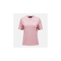 Peak Performance W Original Small Logo Tee Pink
