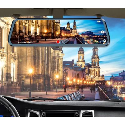 9. BLOW VIDEO RECORDER BLACKBOX DVR F610 MIRROR SCREEN 10" + REVERSING CAMERA