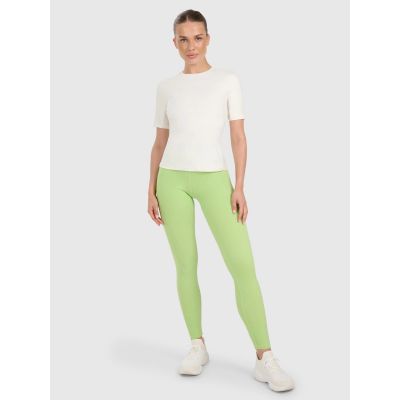 4. Women's quick-drying slim training T-shirt 4F 4FWAW25TFTSF1518-12S