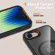 3. Tech-Protect MagMat MagSafe Case for iPhone 16e / 17e - Black-Transparent