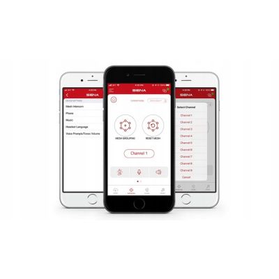 4. Sena SPIDER RT1 MESH Motorcycle Intercom, set for 1 helmet