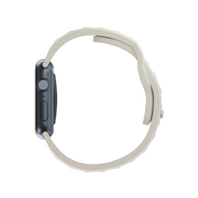 12. 3mk Silicone Watch Strap for Apple Watch 38/40/41 mm - white