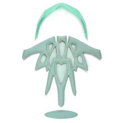 73. Meteor Marven pink/mint bicycle helmet