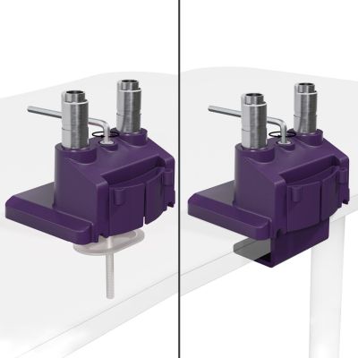 4. Arozzi AZ-ALZARE-NEO-DUO-PP Monitor Holder/Stand 81.3 cm (32") Desk Purple