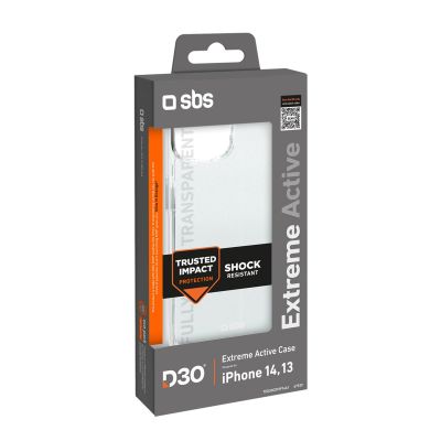 4. SBS D3O Case for iPhone 14 / 13 - Transparent