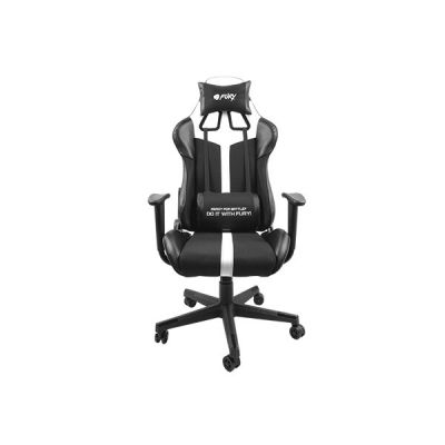 9. FURY AVENGER XL GAMING CHAIR BLACK AND WHITE NFF-1712