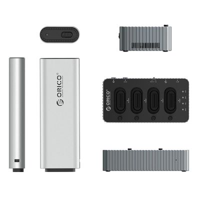 2. Orico IT48N-C 4-Disk Docking Station with M.2 NVME Clone Function - Gray