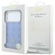 8. Guess Peony 4G Small Logo MagSafe Case for iPhone 18 Pro Max / 17 Pro Max - Light Blue