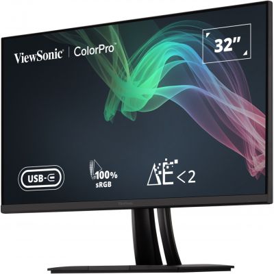 12. Viewsonic VP56 Computer Monitor 81.3 cm (32") 3840 x 2160 px 4K Ultra HD LED Black