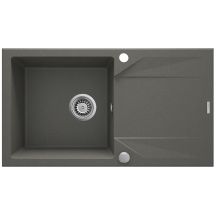 DEANTE EVORA 1-BOWL KITCHEN SINK WITH DRAINER 78X44 CM ANTHRACITE METALLIC ZQJ_T113