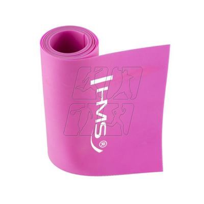 9. Pilates tape HMS TP01 PINK 0.7 x 120 x 1200 MM 17-34-022