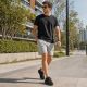 11. Black Big Star men's textile sports shoes UU174003