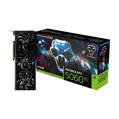 9. Gainward GWD RTX 5060Ti Python III graphics card 8 GB GDDR7 memory