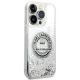 4. Karl Lagerfeld KLHCP14LLCRSGRS iPhone 14 Pro 6.1 "silver / silver hardcase Liquid Glitter RSG
